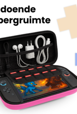 Nomfy Nomfy Nintendo Switch 2 Hoesje Handvat Met Screenprotector - Roze