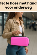 Nomfy Nomfy Nintendo Switch 2 Hoesje Handvat Met 2x Screenprotector - Roze