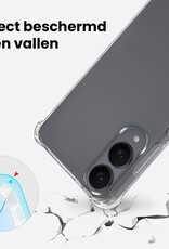 BASEY. BASEY. Samsung Galaxy S25 Edge Hoesje Shockproof - Transparant