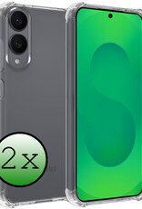 BASEY. BASEY. Samsung Galaxy S25 Edge Hoesje Shockproof - Transparant - 2 PACK