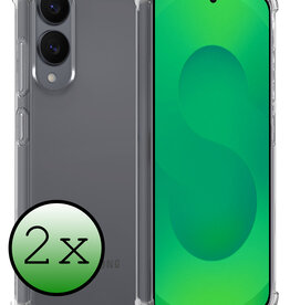BASEY. BASEY. Samsung Galaxy S25 Edge Hoesje Shockproof - Transparant - 2 PACK