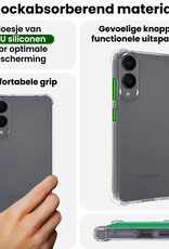 BASEY. BASEY. Samsung Galaxy S25 Edge Hoesje Shockproof - Transparant - 2 PACK