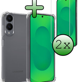 BASEY. BASEY. Samsung Galaxy S25 Edge Hoesje Shockproof Met 2x Screenprotector