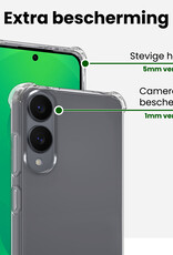 BASEY. BASEY. Samsung Galaxy S25 Edge Hoesje Shockproof Met 2x Screenprotector