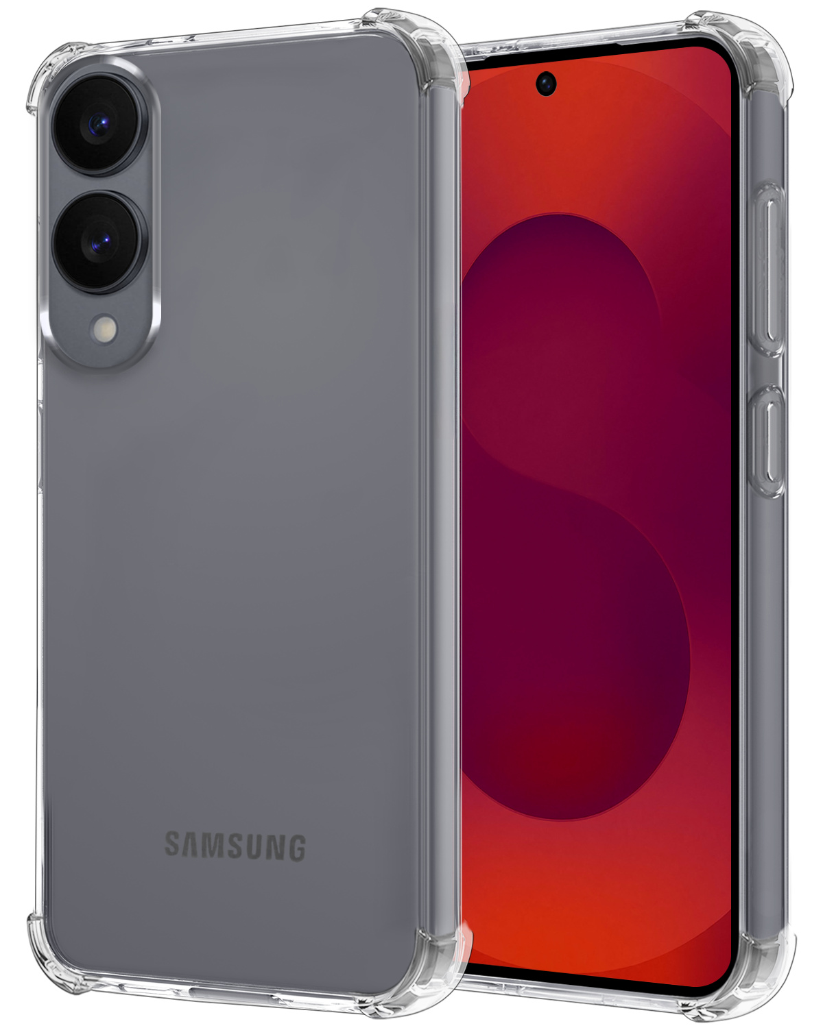 NoXx NoXx Samsung Galaxy S25 Edge Hoesje Shockproof - Transparant