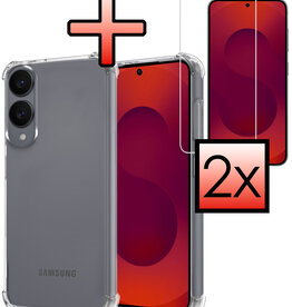 NoXx NoXx Samsung Galaxy S25 Edge Hoesje Shockproof Met 2x Screenprotector