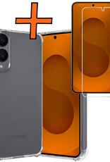 Nomfy Nomfy Samsung Galaxy S25 Edge Hoesje Shockproof Met Screenprotector