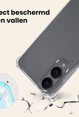 Nomfy Nomfy Samsung Galaxy S25 Edge Hoesje Shockproof Met 2x Screenprotector