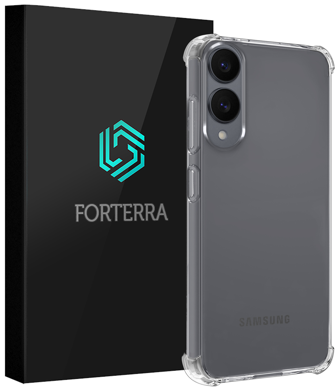 Forterra Forterra Samsung Galaxy S25 Edge Hoesje Shockproof - Transparant
