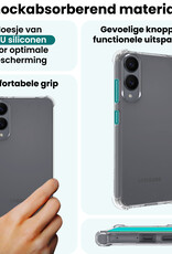 Forterra Forterra Samsung Galaxy S25 Edge Hoesje Shockproof - Transparant - 2 PACK