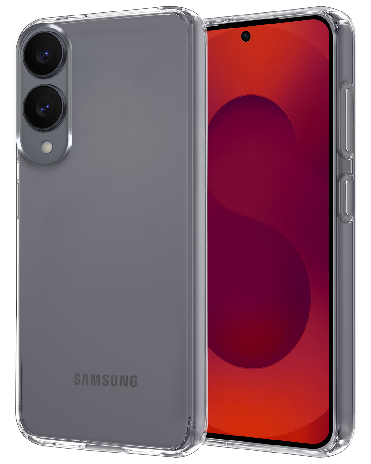 NoXx NoXx Samsung Galaxy S25 Edge Hoesje Siliconen - Transparant