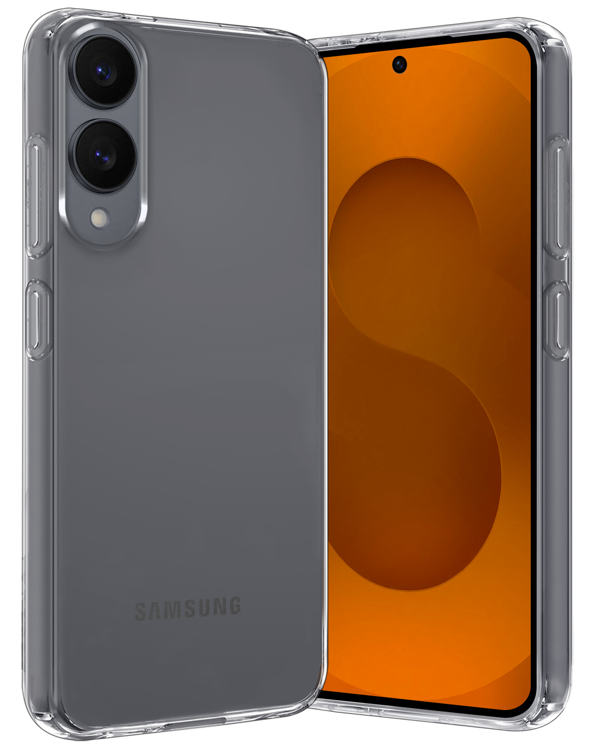 Nomfy Nomfy Samsung Galaxy S25 Edge Hoesje Siliconen - Transparant