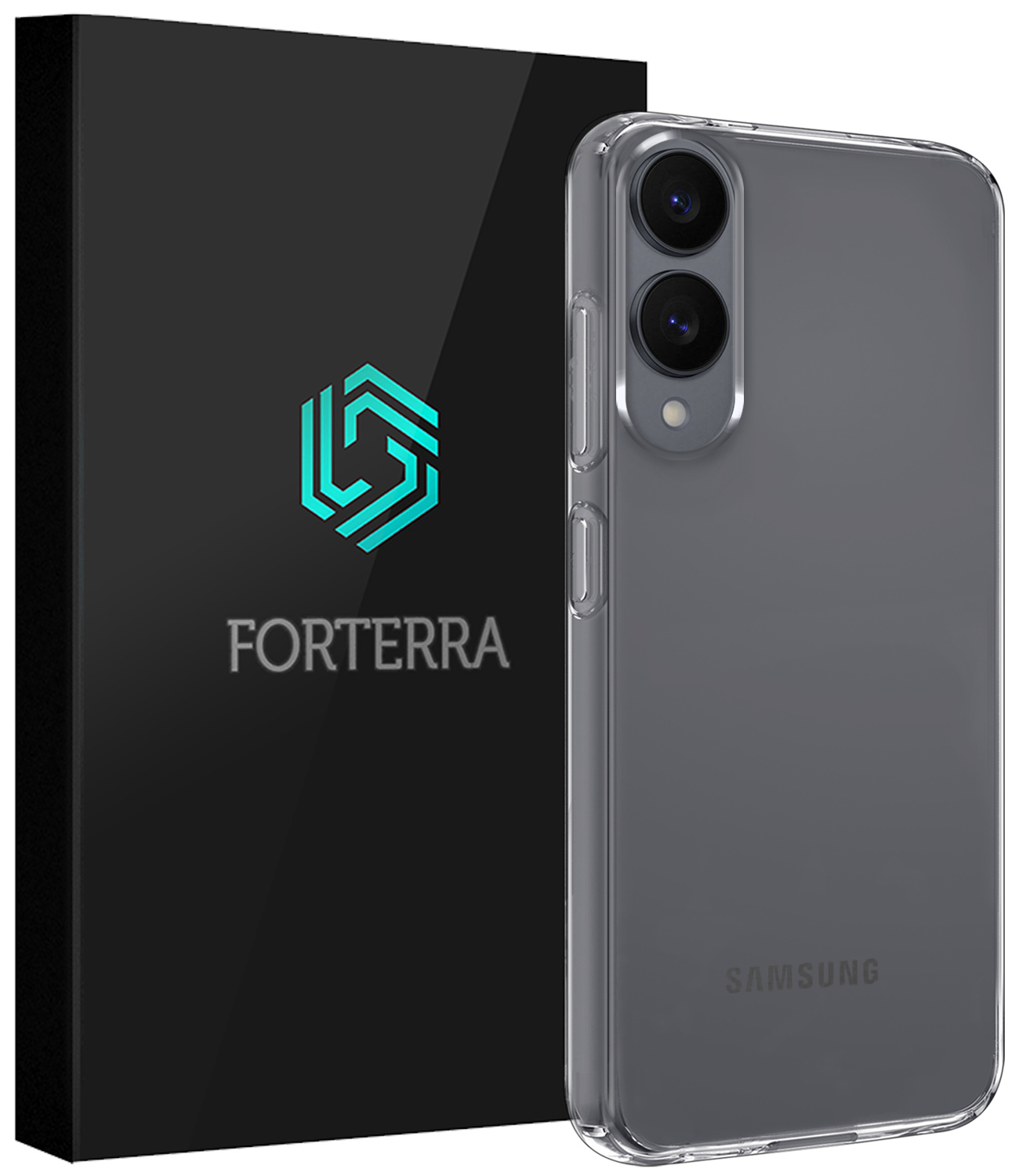 Forterra Forterra Samsung Galaxy S25 Edge Hoesje Siliconen - Transparant