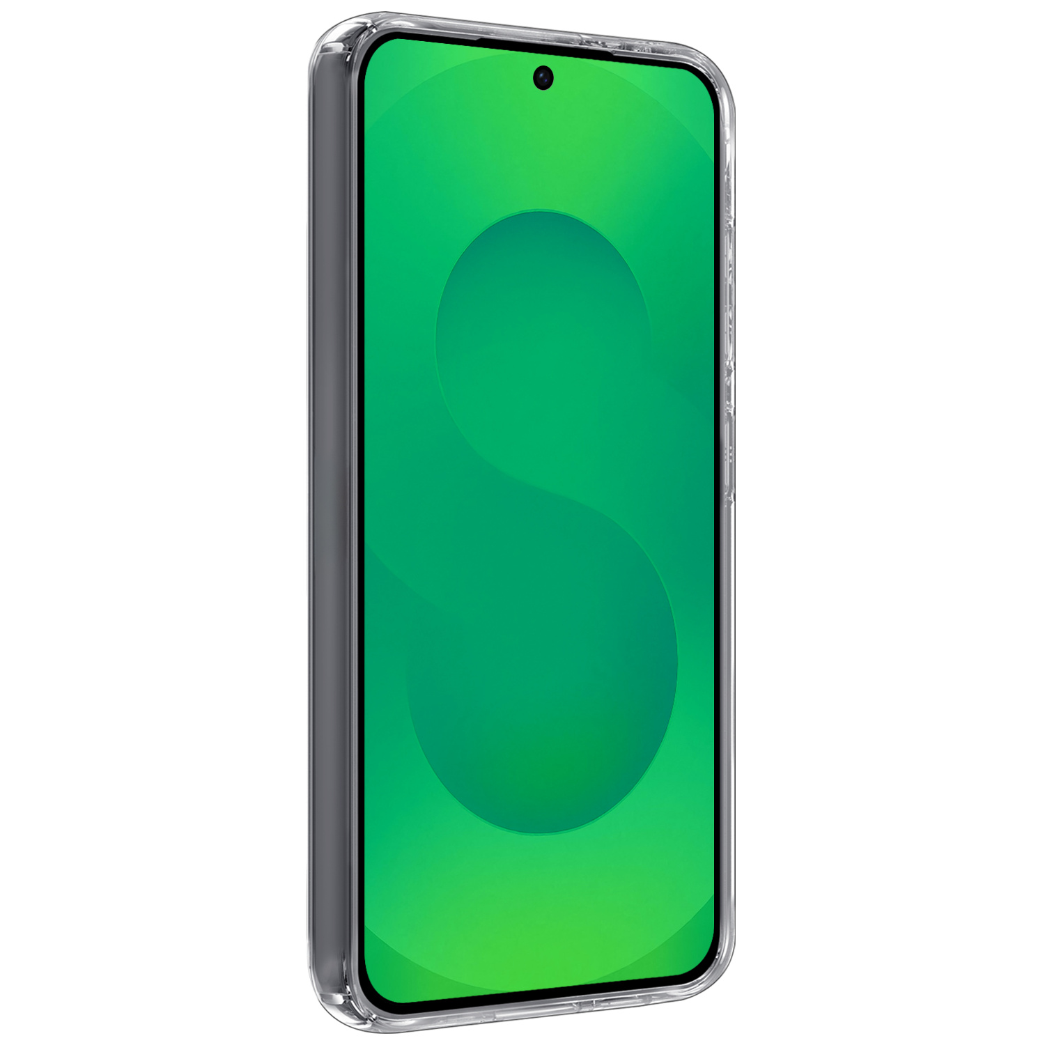 BASEY. BASEY. Samsung Galaxy S25 Edge Hoesje Siliconen Met 2x Screenprotector - Transparant