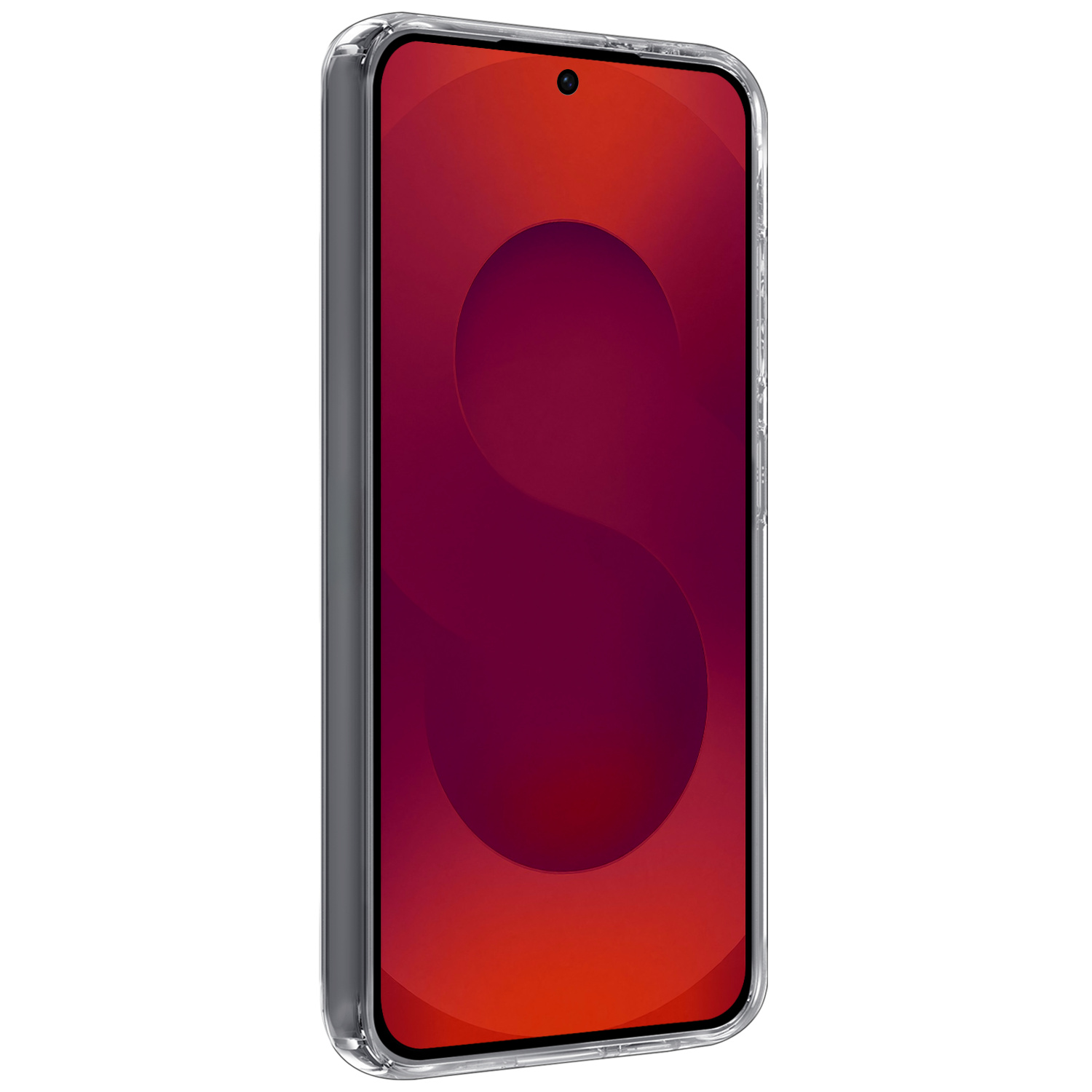 NoXx NoXx Samsung Galaxy S25 Edge Hoesje Siliconen Met Screenprotector - Transparant