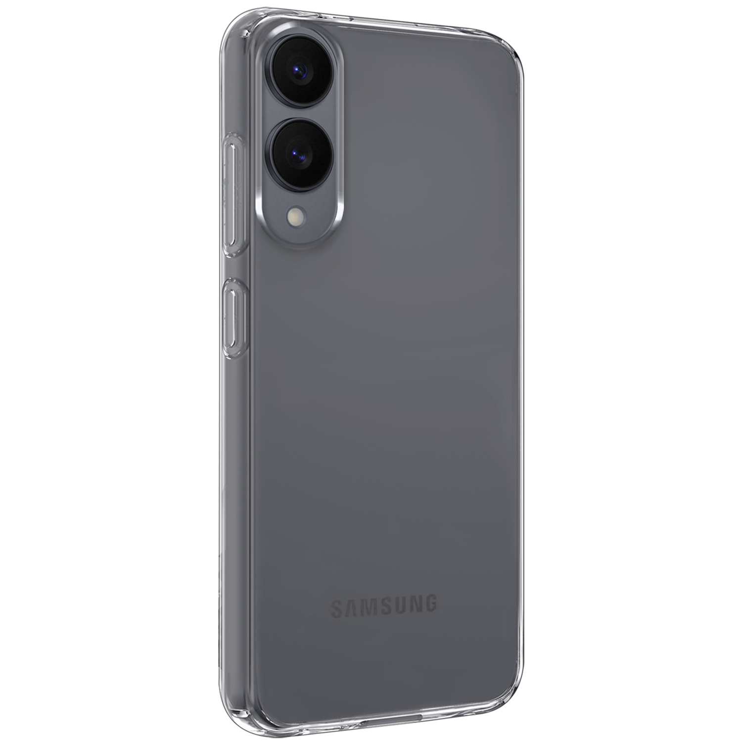 Forterra Forterra Samsung Galaxy S25 Edge Hoesje Siliconen Met 2x Screenprotector - Transparant