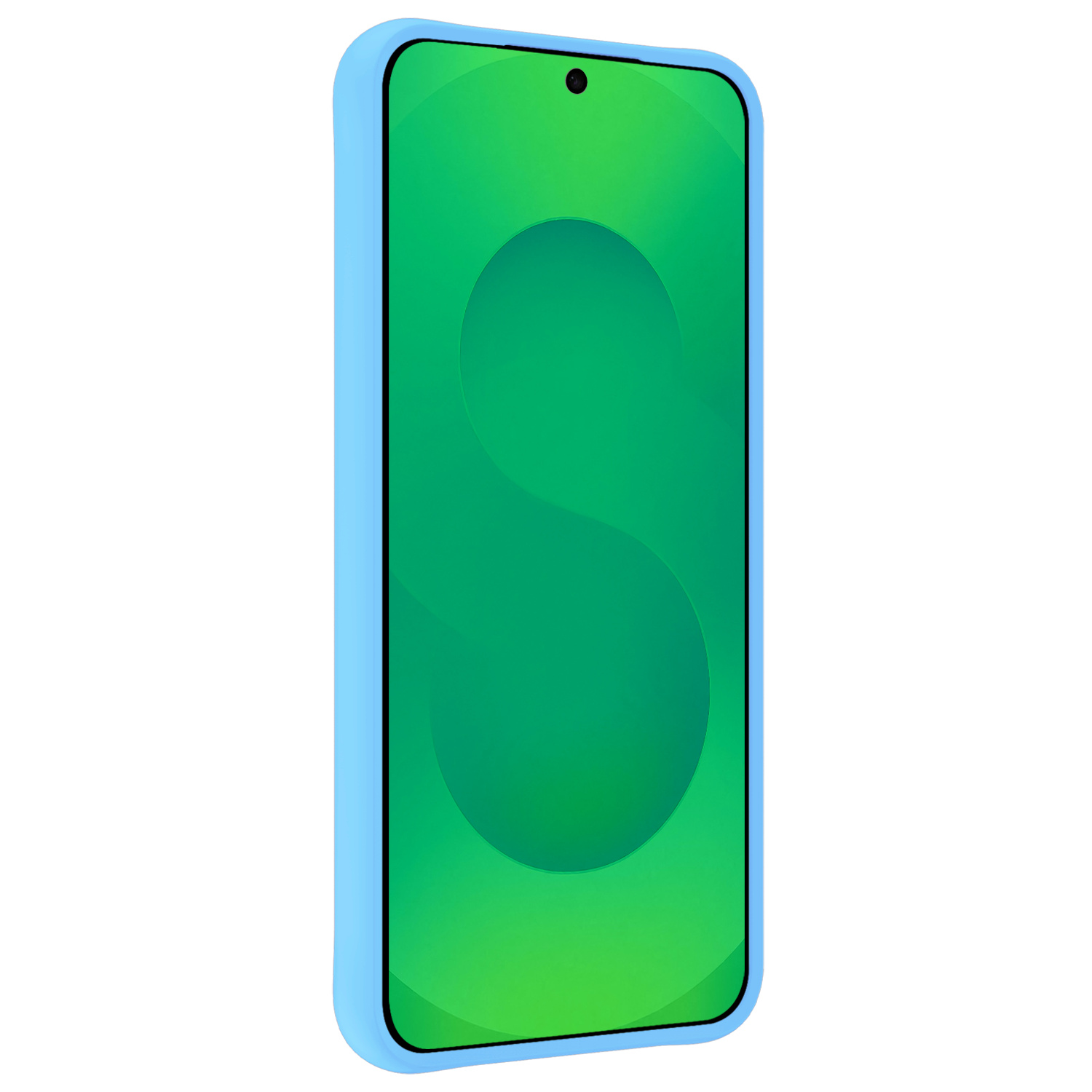 BASEY. BASEY. Samsung Galaxy S25 Edge Hoesje Siliconen - Lichtblauw