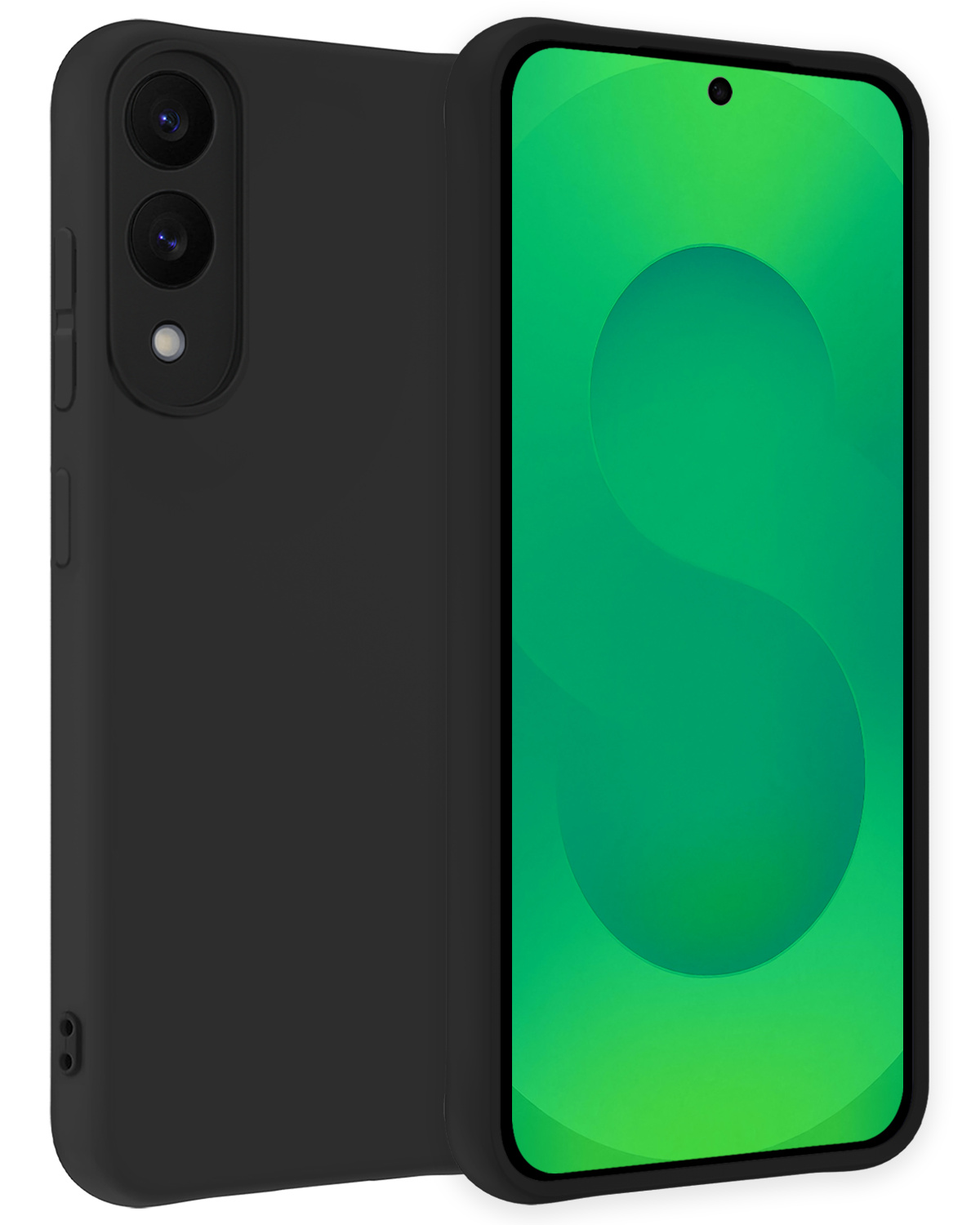 BASEY. BASEY. Samsung Galaxy S25 Edge Hoesje Siliconen - Zwart