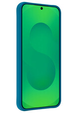 BASEY. BASEY. Samsung Galaxy S25 Edge Hoesje Siliconen Met Screenprotector - Donkerblauw