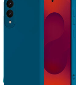 NoXx NoXx Samsung Galaxy S25 Edge Hoesje Siliconen - Donkerblauw