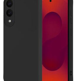 NoXx NoXx Samsung Galaxy S25 Edge Hoesje Siliconen - Zwart