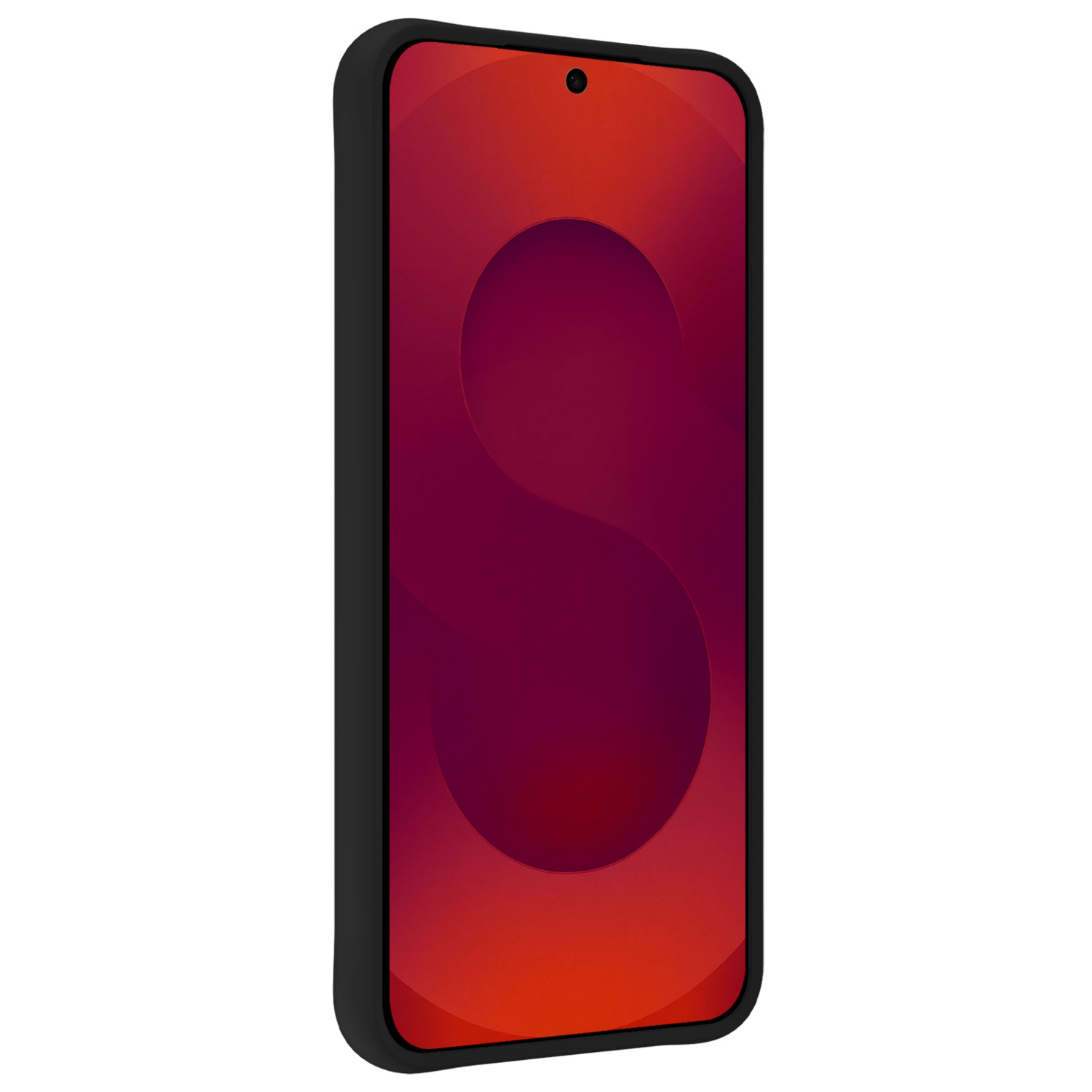 NoXx NoXx Samsung Galaxy S25 Edge Hoesje Siliconen - Zwart