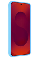 NoXx NoXx Samsung Galaxy S25 Edge Hoesje Siliconen - Lichtblauw - 2 PACK