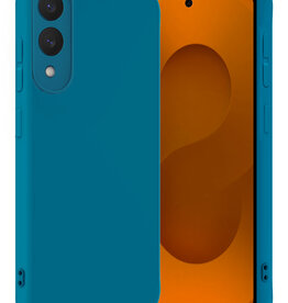 Nomfy Nomfy Samsung Galaxy S25 Edge Hoesje Siliconen - Donkerblauw