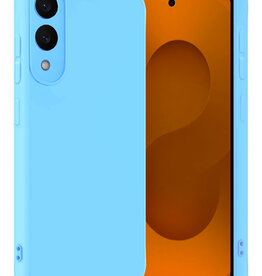 Nomfy Nomfy Samsung Galaxy S25 Edge Hoesje Siliconen - Lichtblauw