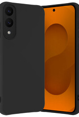 Nomfy Nomfy Samsung Galaxy S25 Edge Hoesje Siliconen - Zwart