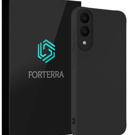 Forterra Forterra Samsung Galaxy S25 Edge Hoesje Siliconen - Zwart