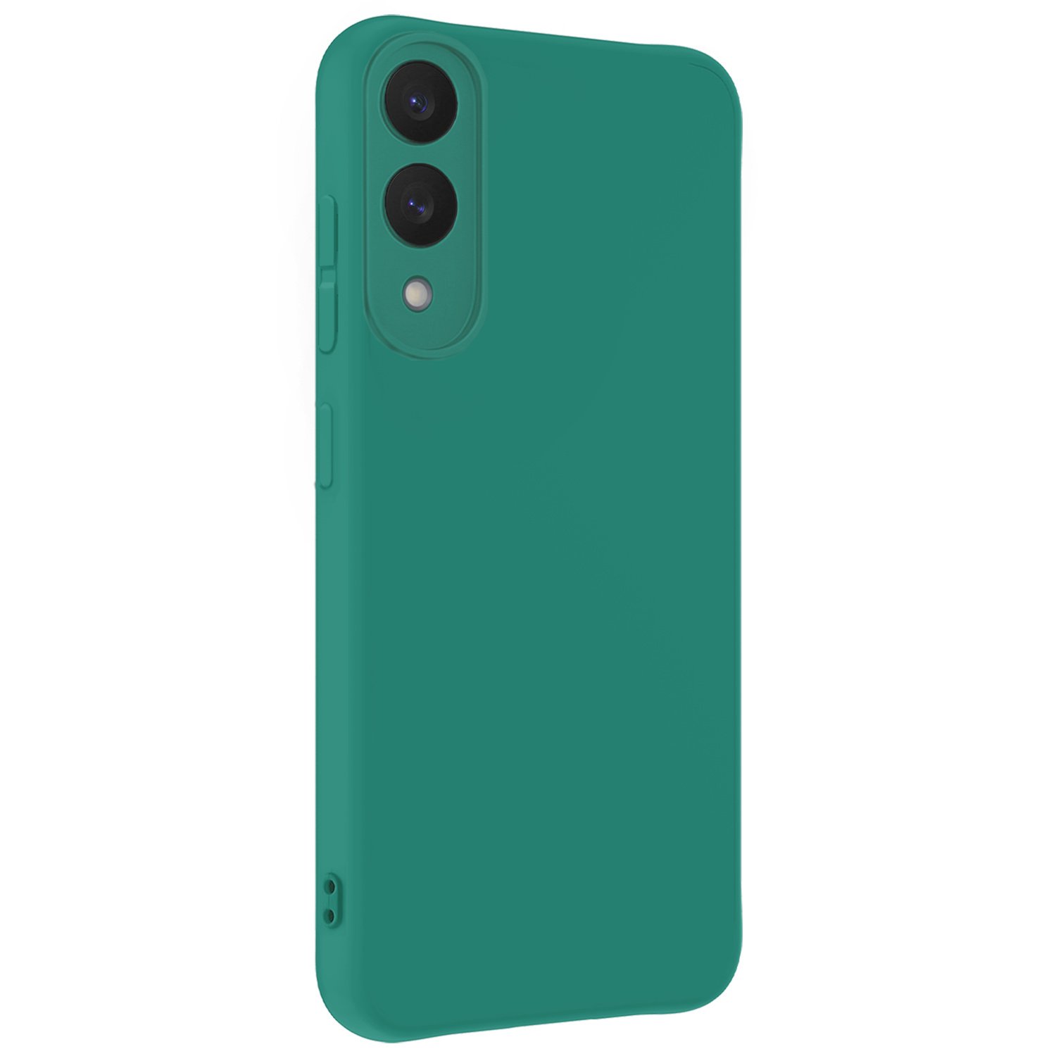 Forterra Forterra Samsung Galaxy S25 Edge Hoesje Siliconen Met 2x Screenprotector - Donkergroen