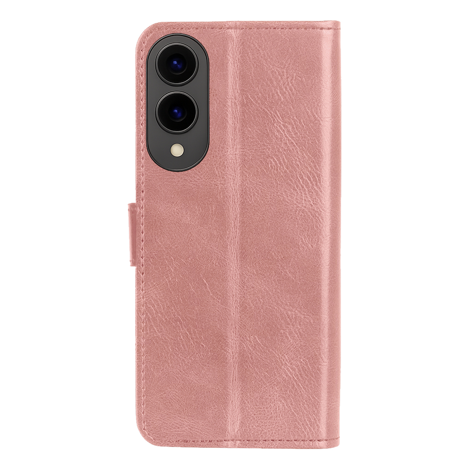BASEY. BASEY. Samsung Galaxy S25 Edge Hoesje Bookcase Met 2x Screenprotector - Rose Goud