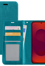 NoXx NoXx Samsung Galaxy S25 Edge Hoesje Bookcase - Turquoise