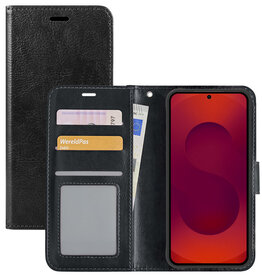 NoXx NoXx Samsung Galaxy S25 Edge Hoesje Bookcase - Zwart