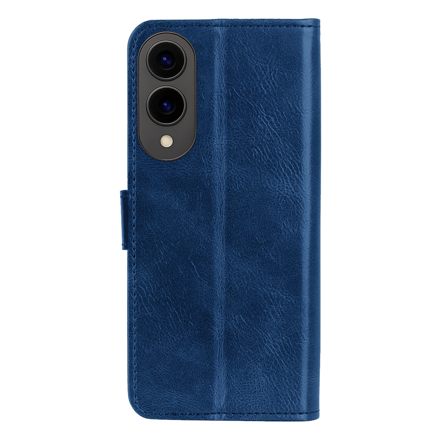 NoXx NoXx Samsung Galaxy S25 Edge Hoesje Bookcase Met 2x Screenprotector - Donkerblauw
