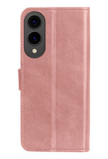 Nomfy Nomfy Samsung Galaxy S25 Edge Hoesje Bookcase Met Screenprotector - Rose Goud