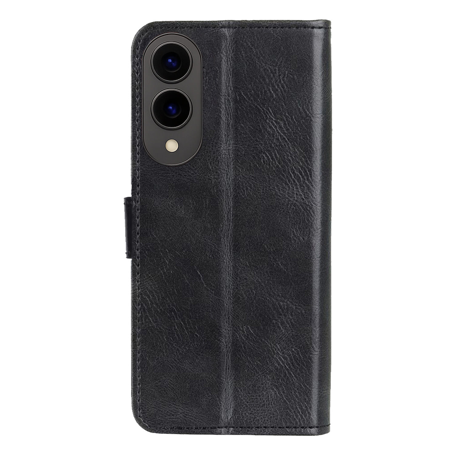 Forterra Forterra Samsung Galaxy S25 Edge Hoesje Bookcase Met Screenprotector - Zwart
