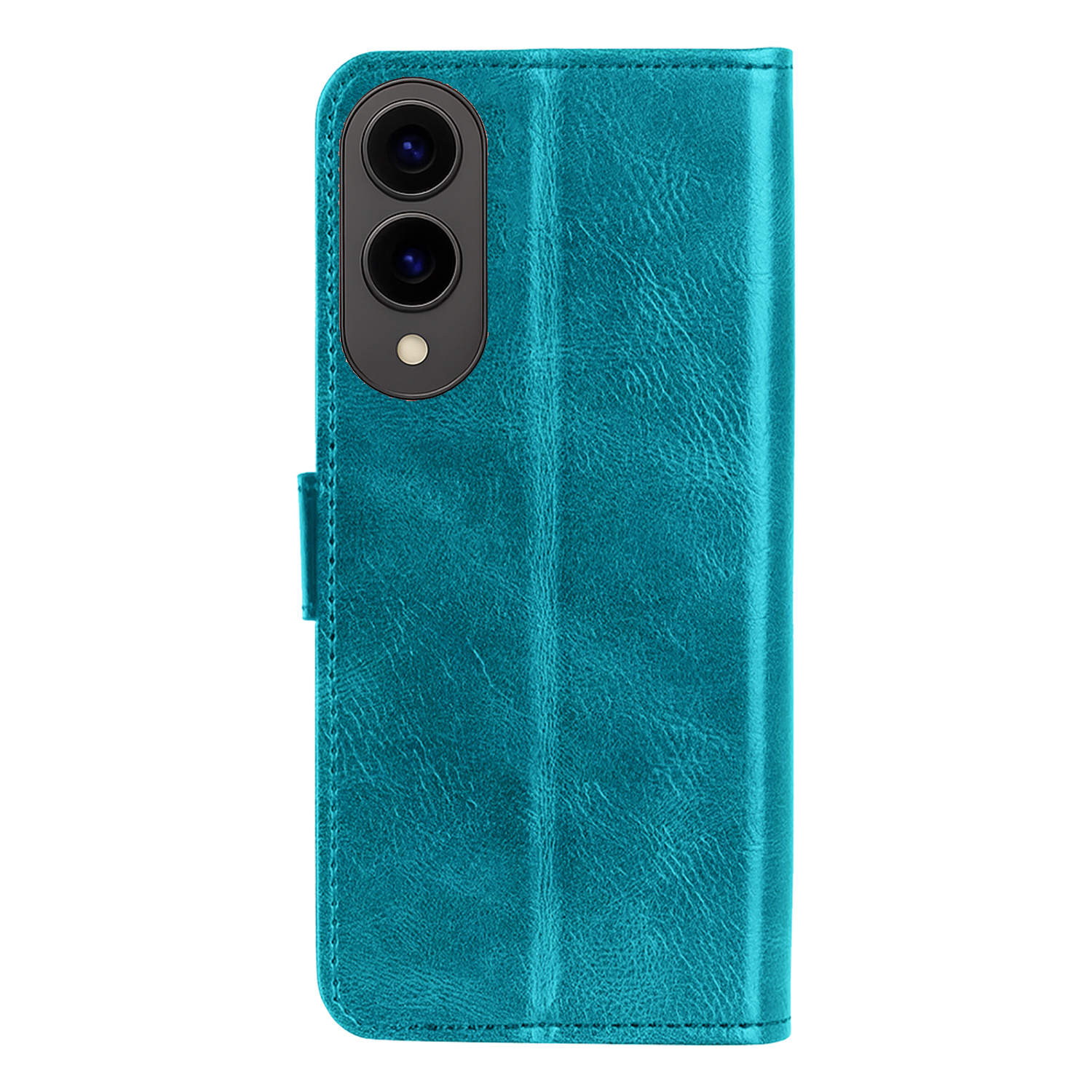 Forterra Forterra Samsung Galaxy S25 Edge Hoesje Bookcase Met 2x Screenprotector - Turquoise