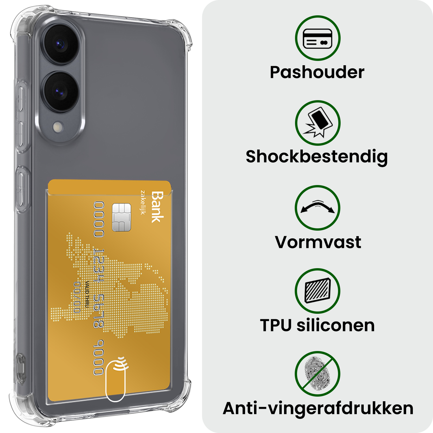 BASEY. BASEY. Samsung Galaxy S25 Edge Hoesje Pashouder