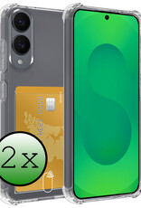 BASEY. BASEY. Samsung Galaxy S25 Edge Hoesje Pashouder - 2 PACK