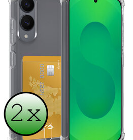BASEY. BASEY. Samsung Galaxy S25 Edge Hoesje Pashouder - 2 PACK
