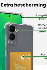 BASEY. BASEY. Samsung Galaxy S25 Edge Hoesje Pashouder - 2 PACK