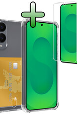 BASEY. BASEY. Samsung Galaxy S25 Edge Hoesje Pashouder Met Screenprotector