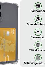 BASEY. BASEY. Samsung Galaxy S25 Edge Hoesje Pashouder Met Screenprotector