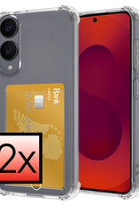 NoXx NoXx Samsung Galaxy S25 Edge Hoesje Pashouder - 2 PACK