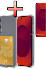 NoXx NoXx Samsung Galaxy S25 Edge Hoesje Pashouder Met Screenprotector