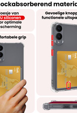 NoXx NoXx Samsung Galaxy S25 Edge Hoesje Pashouder Met Screenprotector