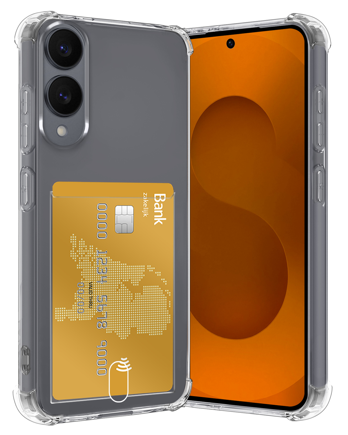 Nomfy Nomfy Samsung Galaxy S25 Edge Hoesje Pashouder