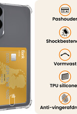 Nomfy Nomfy Samsung Galaxy S25 Edge Hoesje Pashouder Met 2x Screenprotector